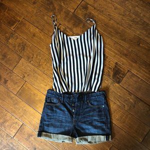 MAISON Scotch Dark Wash Shorts Sz 27